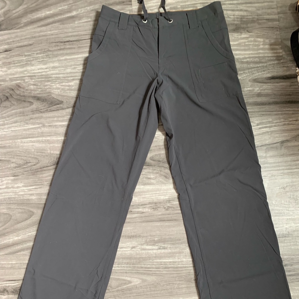 Lucy pants.  Super flattering and comfy.